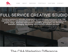 Tablet Screenshot of c-amarketing.com